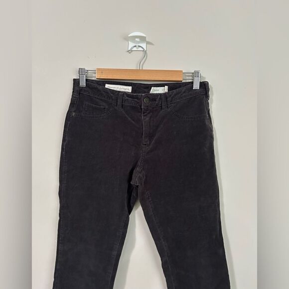 Anthropologie Pilcro Letterpress Serif Gray Corduroy Pants Raw Hem - Picture 2 of 11